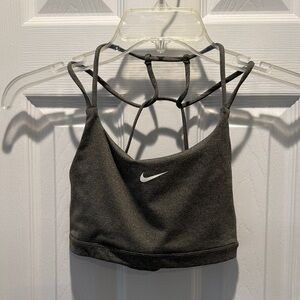Nike Women's Charcoal Strappy Sports Bra